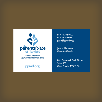 Parents’ Place of Maryland Business Cards