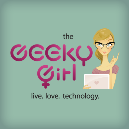 Geeky Girl custom logotype