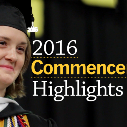 2016 Commencement Highlights