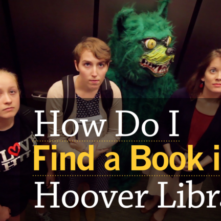 How Do I Find a Book in the McDaniel College Hoover Library?